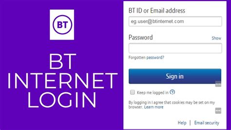 log in to my bt.